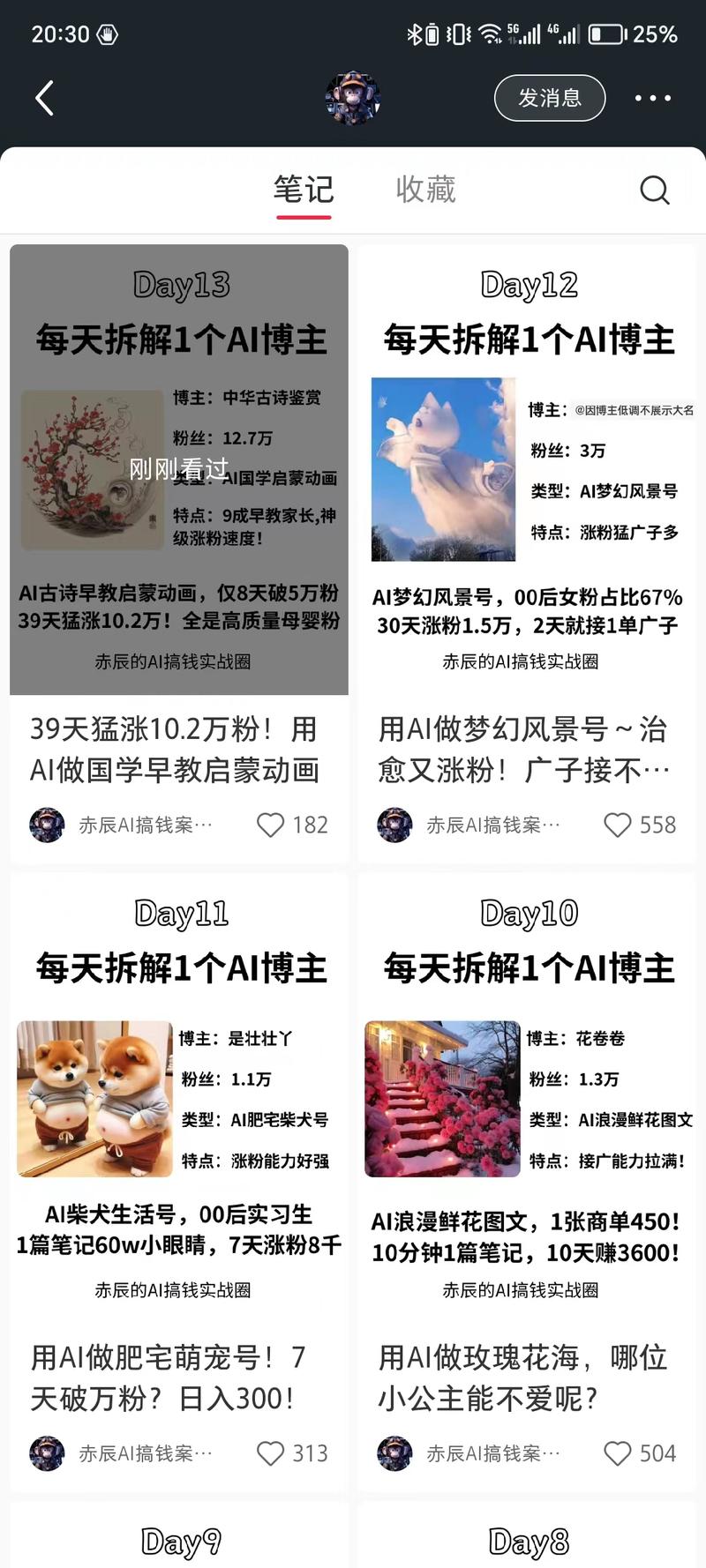 小红书AI搞钱案例库拆解