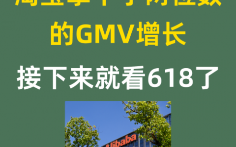 强势回归淘宝拿下了两位数的GMV增长