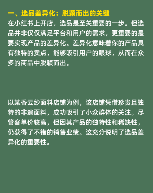 小红书创业热潮选品差异化与精准营销是关键
