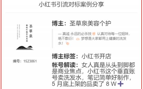 小红书店铺引流--女人真是从头到脚都是商业焦点