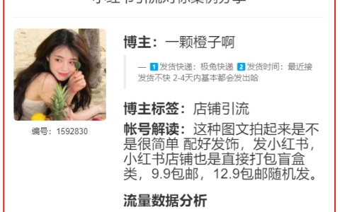 包邮案例--店铺引流