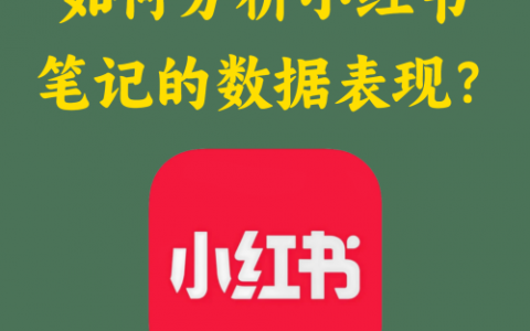 如何分析小红书笔记的数据表现？
