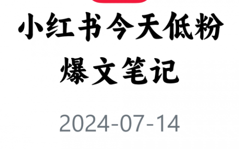 教你快速获取低粉爆文！